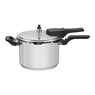 Panela de Pressão 6 Litros 22cm Brava em Aço Inox Tramontina com Fundo Triplo